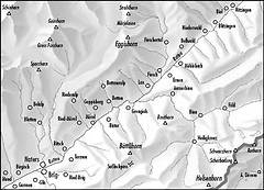 Swisstopo - Landeskarte Schweiz - Zusammensetzung 2516 Altschgebiet